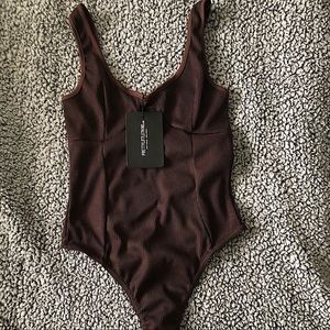 Women’s brown bodysuit